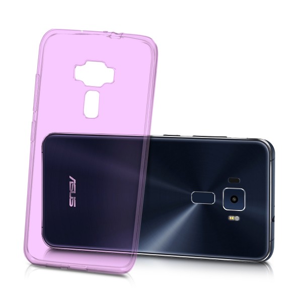 Asus Zenfone 3 5.2" Kılıf Soft Silikon Pembe Arka Kapak…