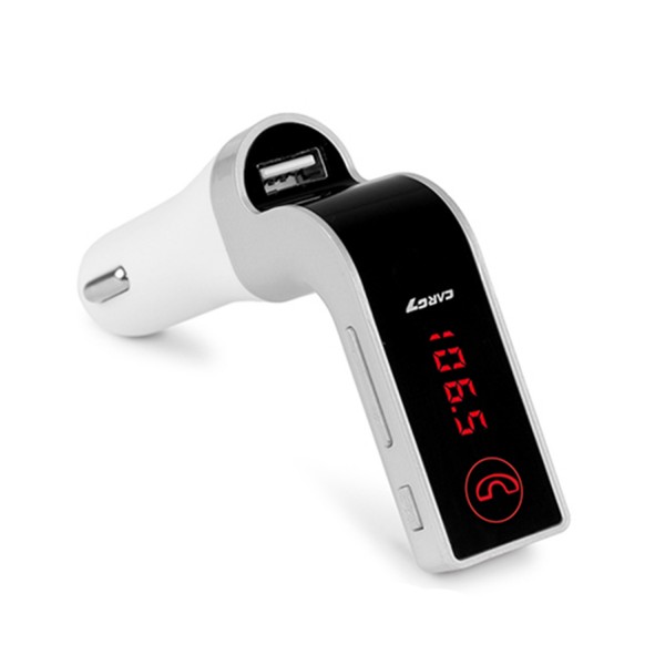 Auris Car G7 Bluetooth Araç Kiti ve Şarj Cihazı FM Transmitter Silver…