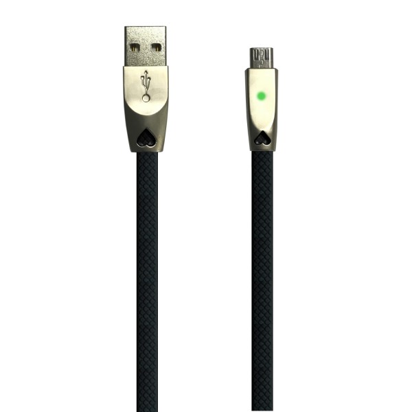 Auris Micro USB 3.4A Led Işıklı Kırılmaz Hızlı Şarj ve Data Ka…