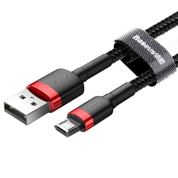 Baseus Cafule Micro USB Şarj ve Data Kablosu 2.4A 50cm CAMKLF-A…