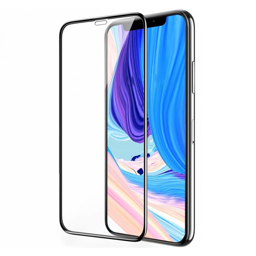 Bufalo iPhone 12 Pro Max Ekran Koruyucu 6D Nano Tam Kaplayan Siyah