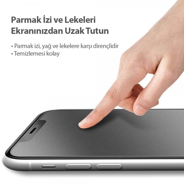 Bufalo iPhone X / XS Ekran Koruyucu Seramik Mat Nano 9D Tam Kaplama…