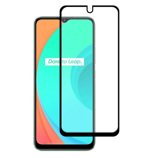 Bufalo Realme C11 Ekran Koruyucu 6D Nano Tam Kaplayan Siyah…