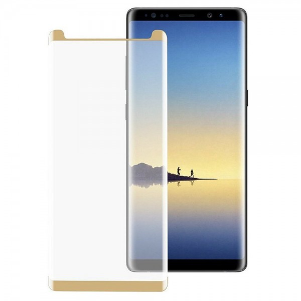 Bufalo Samsung Galaxy Note 8 (N950) Kavisli 4D Cam Ekran Koruyucu Gold…