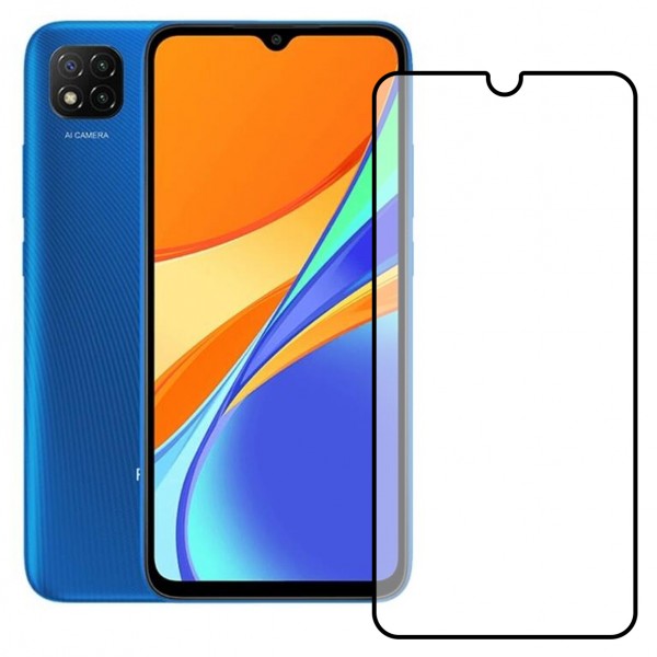 Bufalo Xiaomi Redmi 9C Ekran Koruyucu Seramik Mat Nano 9D Tam Kaplama Siya…