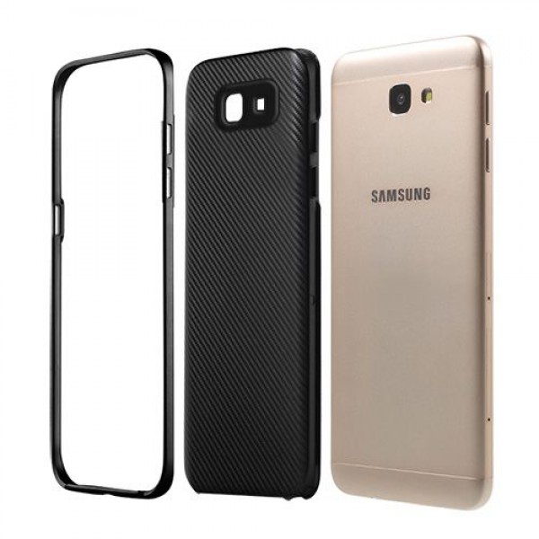 FitCase Galaxy J5 Prime (G570) 2in1 Carbon Desen Arka Kapak Siyah…