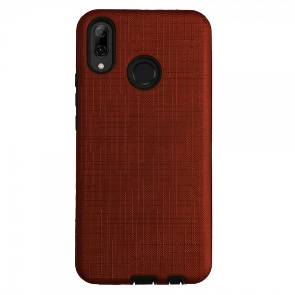 FitCase Huawei P Smart 2019 Kılıf New YouYou Arka Kapak Bordo…