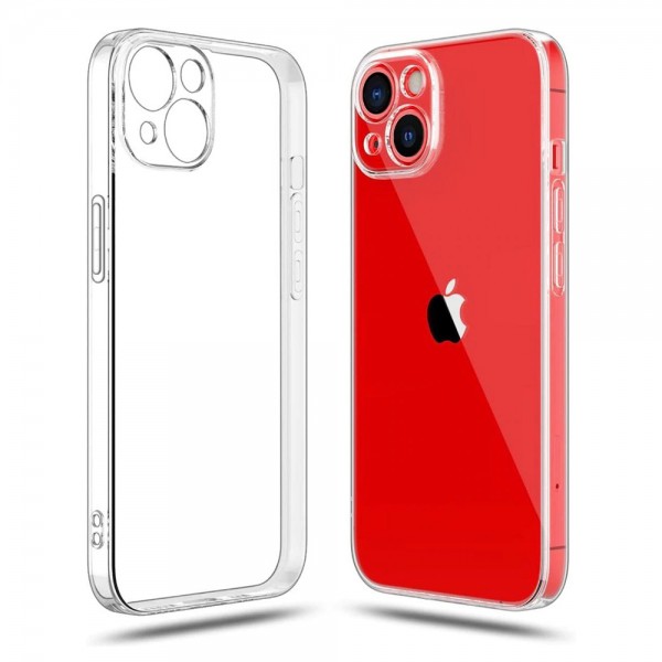 FitCase iPhone 13 Kılıf Kamera Korumalı Silikon Kapak - Şeffaf …