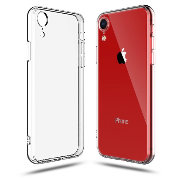 FitCase iPhone XR Kılıf Kamera Korumalı Silikon Şeffaf Arka Kapak…