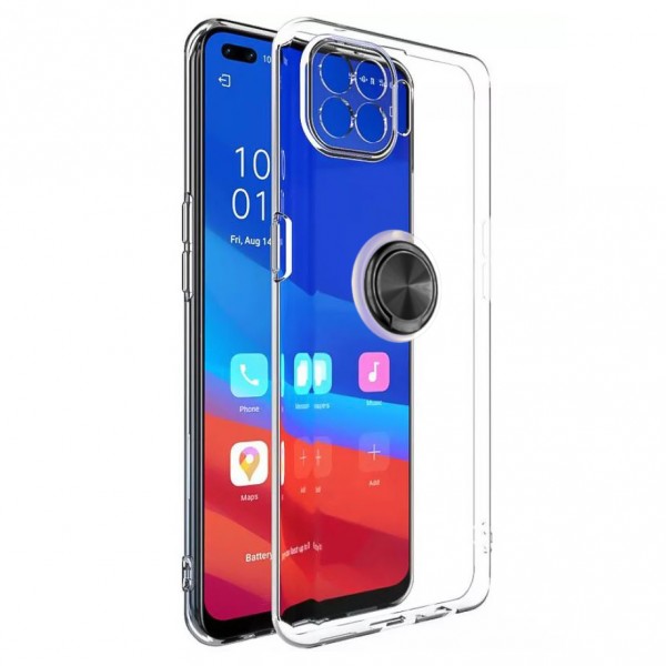 FitCase Oppo A73 Kılıf Gross Ring Şeffaf Arka Kapak…