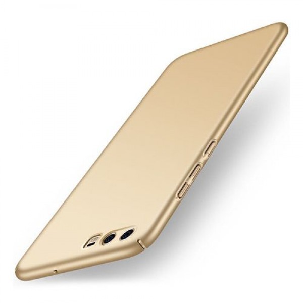 FitCase Rubber Huawei P10 Kılıf Sert Arka Kapak Gold…