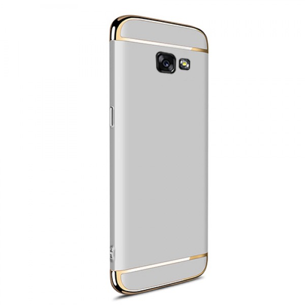 FitCase Samsung A3 2017 (A320) Golden Frame Arka Kapak Gri…