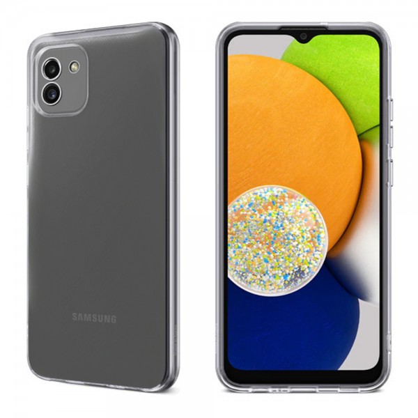 FitCase Samsung Galaxy A03 Kılıf Kamera Korumalı Silikon Şeffaf Arka K…