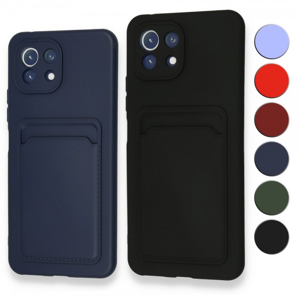 FitCase Xiaomi Mi 11 Lite Cardy Soft Kartlık Cepli Silikon Kapak…