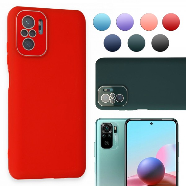 FitCase Xiaomi Redmi Note 10 / Note 10s Glass Kamera Korumalı Lansman Sil…