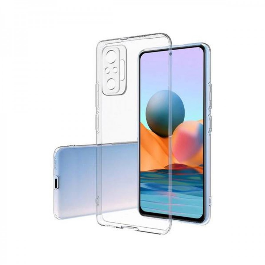 FitCase Xiaomi Redmi Note 10 Pro Kılıf Kamera Korumalı Silikon Şeffaf Arka Kapak