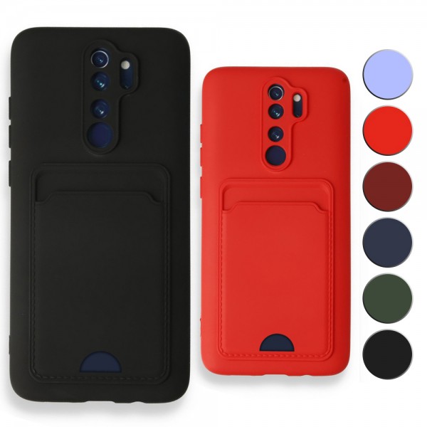 FitCase Xiaomi Redmi Note 8 Pro Cardy Soft Delikli Kartlık Cepli Silikon …