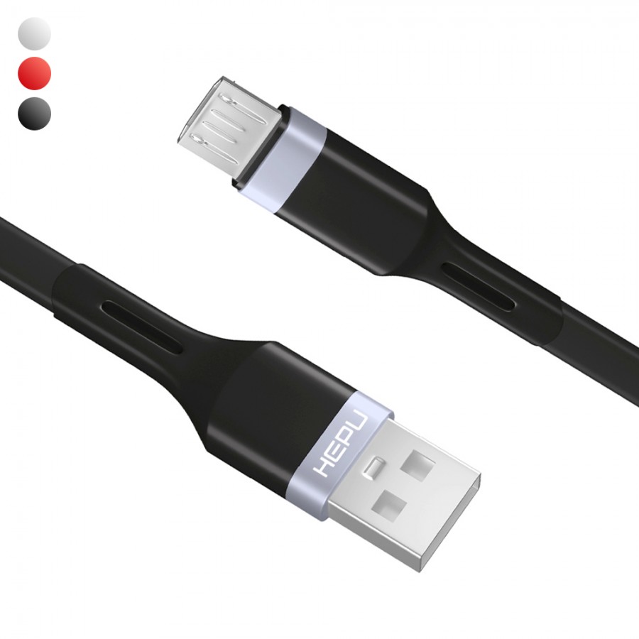 HEPU HP-411 Intelligent USB - Micro USB QC3.0 3.1A Şarj Kablosu 1mt