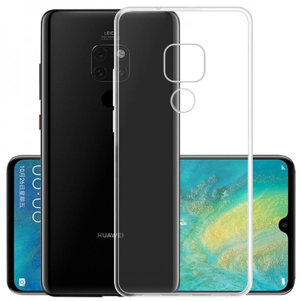 Huawei Mate 20 Kılıf Soft Silikon Şeffaf Arka Kapak…