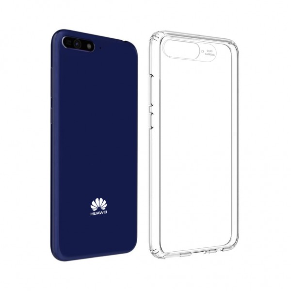 Huawei Y6 2018 Kılıf Köşe Korumalı Şeffaf Silikon Kapak…