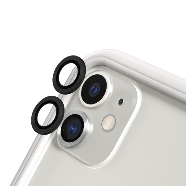 iPhone 11 Kamera Lens Koruyucu Cam Metal Kenarlı 2li Set…