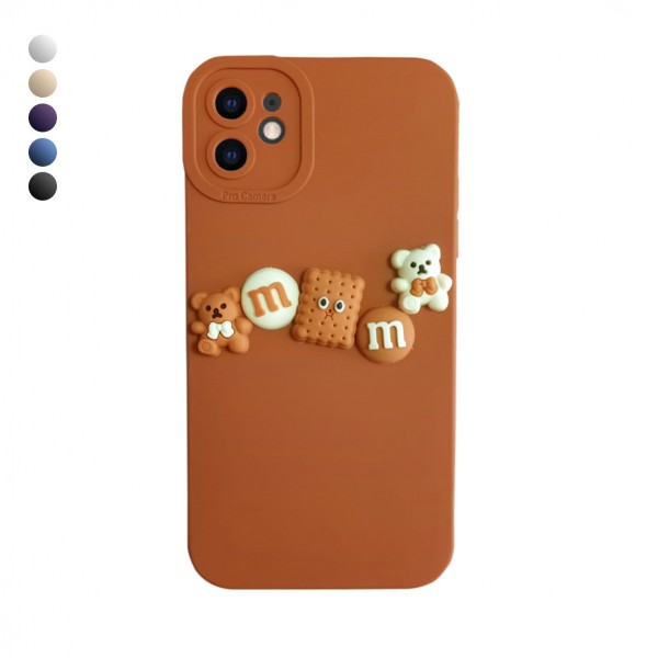 iPhone 11 Kılıf 3D M Bear Kamera Korumalı Silikon Kapak…