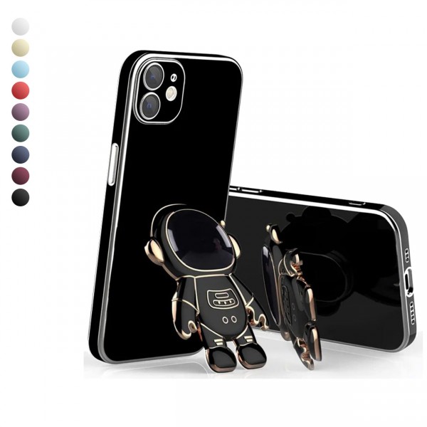 iPhone 11 Kılıf Astronot Seri Stant Silikon Kapak…