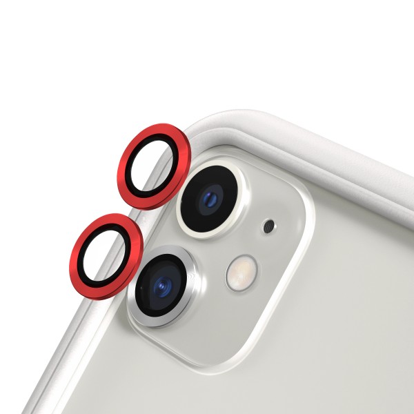 iPhone 12 Kamera Lens Koruyucu Cam Metal Kenarlı 2li Set…