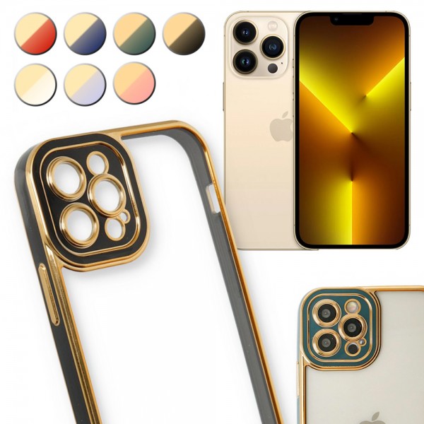 iPhone 13 Pro Kılıf Lazer Lens Kamera Çerçeveli Kapak…