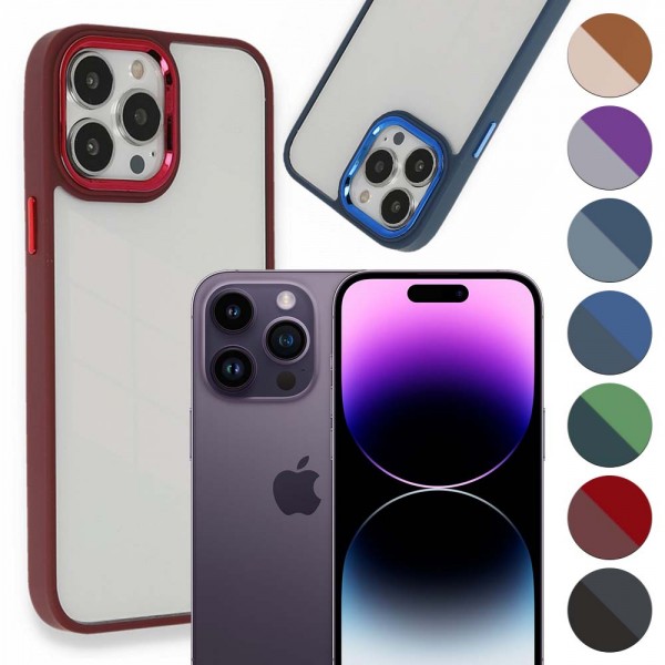 iPhone 14 Pro Kılıf Luna Lens Kamera Çerçeveli Silikon Kapak…