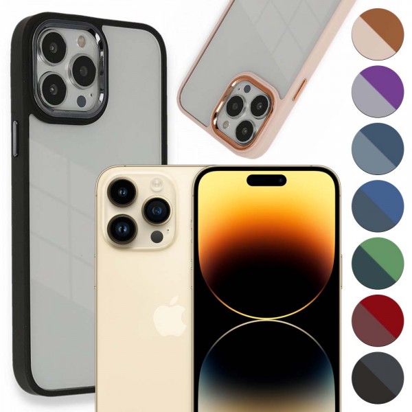 iPhone 14 Pro Max Kılıf Luna Lens Kamera Çerçeveli Silikon Kapak…