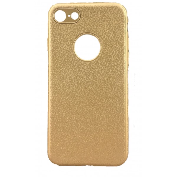 iPhone 7-8 Premium Rind Silikon Arka Kapak Gold…