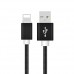 NoTech iPhone Lightning Kırılmaz USB Kablo 1.5mt Siyah 