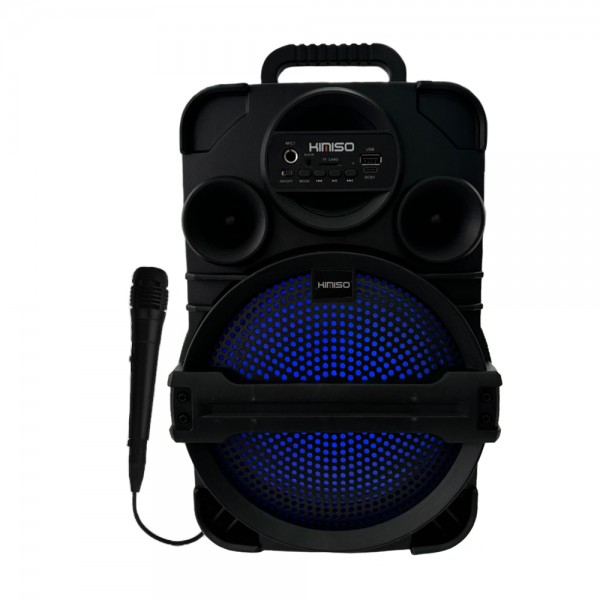 Kimiso QS-1806 Karaoke Mikrofonlu Kablosuz Bluetooth Hoparlör Siyah…