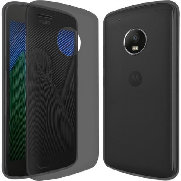 Lenovo Moto G5s PLUS Kılıf Soft Silikon Şeffaf-Siyah Arka Kapak…