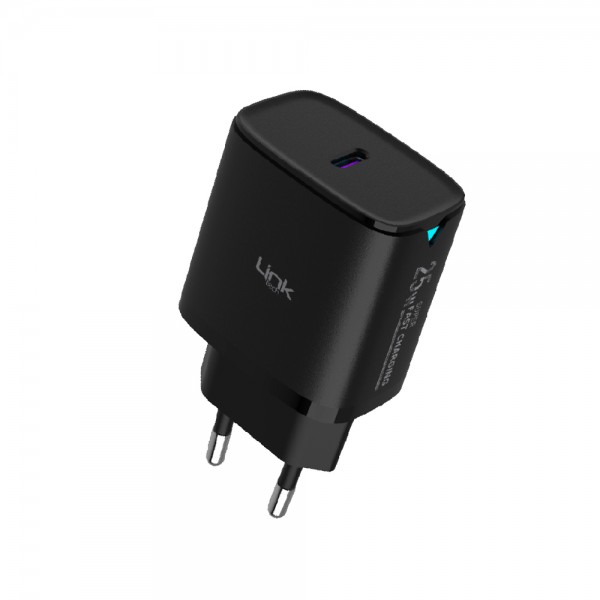 LinkTech C310 25W PD 3.0 USB-C Şarj Adaptörü Siyah…