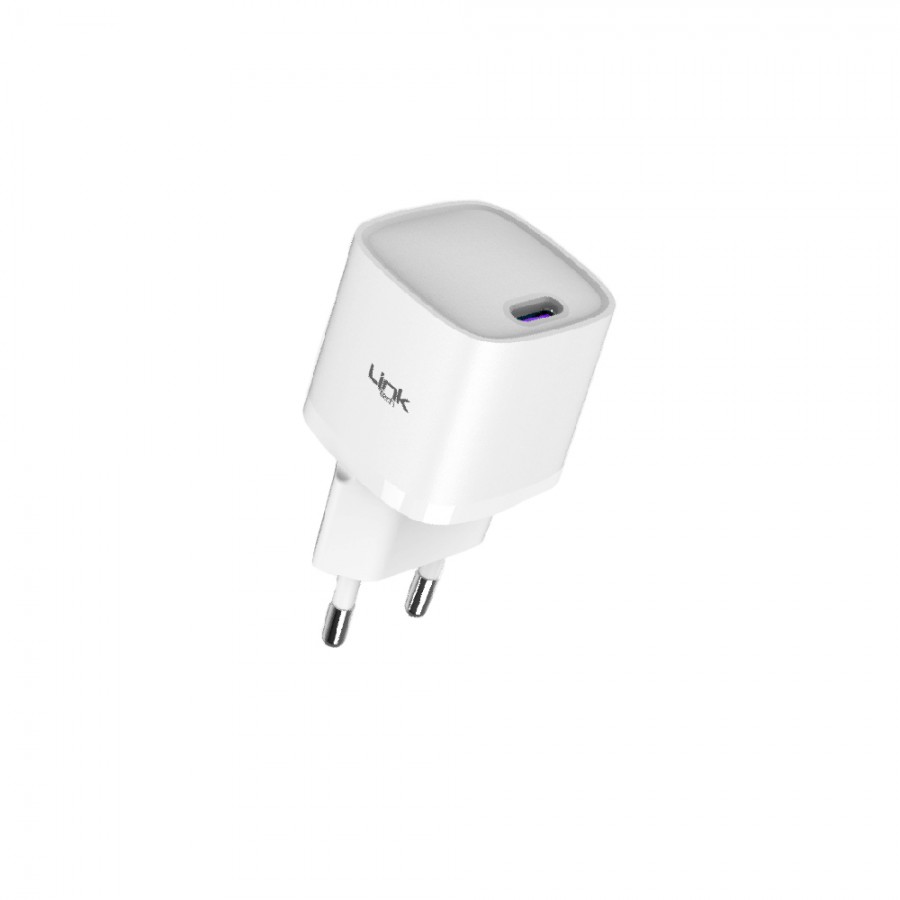 LinkTech G840 Premium 20W PD GaN3 USB-C Şarj Adaptörü (Başlık)