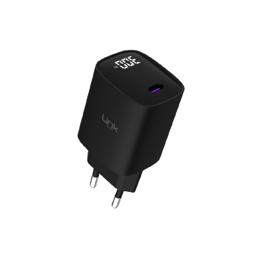 LinkTech G846 Premium 30W PD GaN3 USB-C Şarj Adaptörü