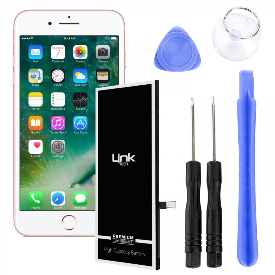 LinkTech iPhone 7 Premium Batarya 2095 mAh + Tamir Seti Hediye