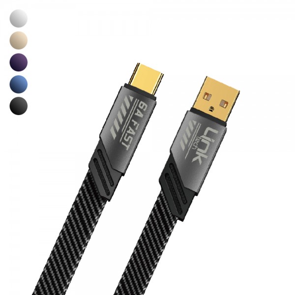 Linktech K470 Mecha Style USB - Type-C 66W 6A 1.2mt Hızlı Şarj Kablosu…