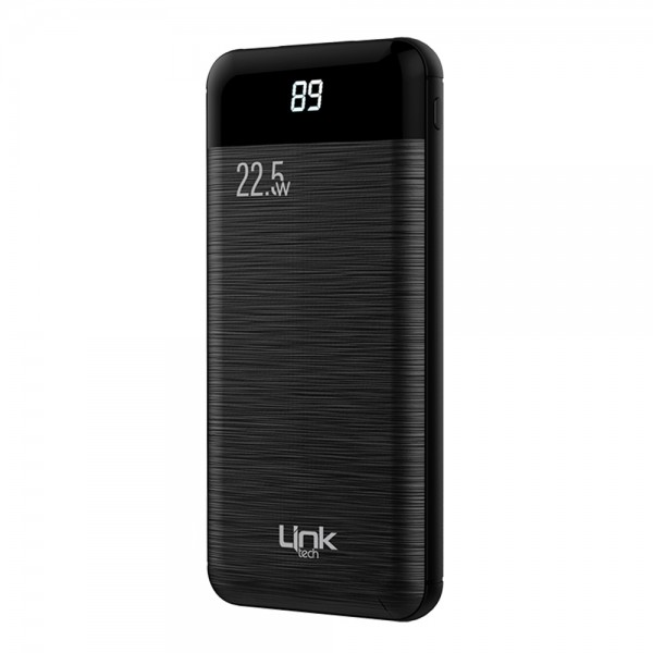 LinkTech P118 10000 mAh PD 22.5W Led Ekranlı Powerbank Siyah…