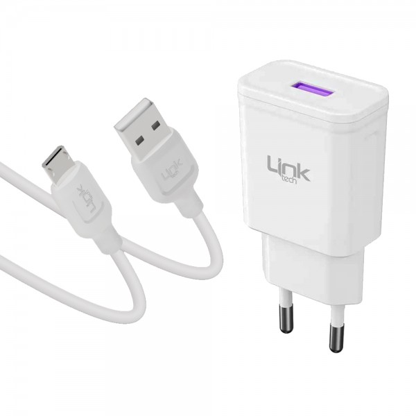 LinkTech T441e 18W QC3.0 Hızlı Şarj Aleti ve Micro USB Kablo Set…