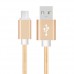 NoTech Micro USB Kırılmaz USB Kablo 1.5mt Gold 