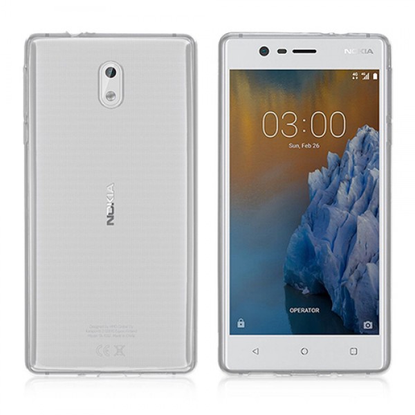 Nokia 3 Kılıf Soft Silikon Şeffaf Arka Kapak…