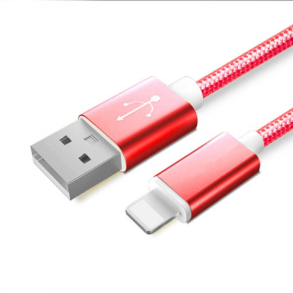 NoTech iPhone Lightning Kırılmaz USB Kablo 1.5mt Kırmızı …