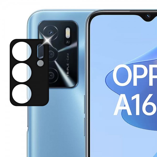 Oppo A16 Kamera Lens Koruyucu 3D Cam Siyah…