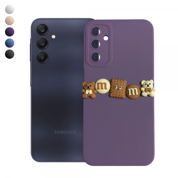 Samsung Galaxy A25 Kılıf 3D M Bear Kamera Korumalı Silikon Kapak…