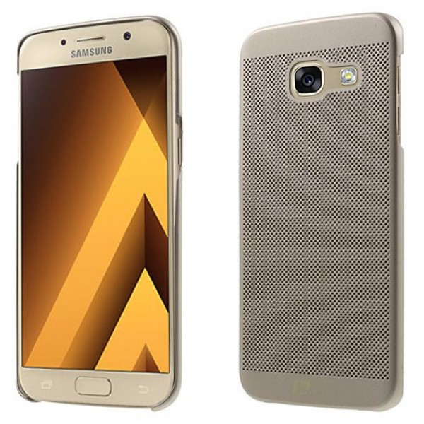 Samsung Galaxy A3 2017 (A320) Loopee Point Sert Arka Kapak Gold…