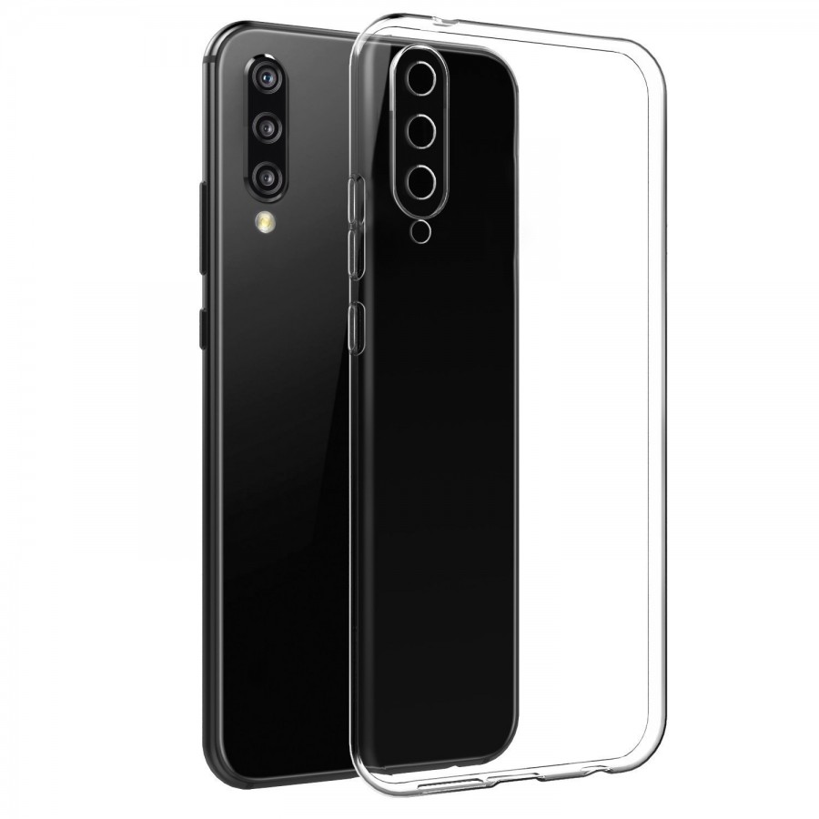 Samsung Galaxy A50 (A505) Kılıf FitCase Toz Koruma Tıpalı Şeffaf Arka Kapak