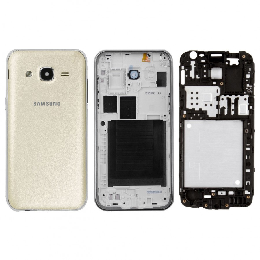 Samsung Galaxy J2 J200 Kasa Kapak Set - Gold